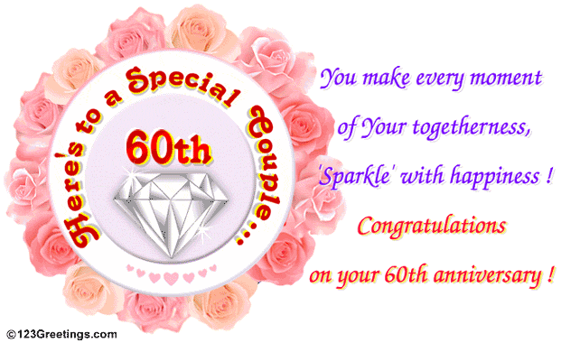 {Congratulation on your 60th anniversary!}